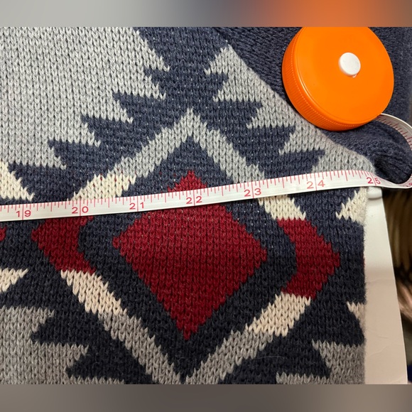 Pendleton Highland Aztec Shawl Collar Cardigan Sweater 100% Cotton Size XL - Picture 9 of 11